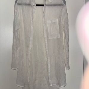 PrettyLittleThing White Textured Shirt